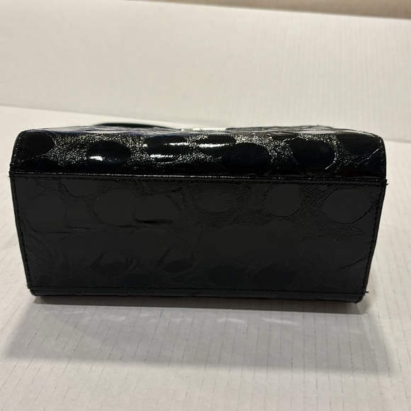 MICHE Bag Small Black Zip Close Top Silver Strap - Picture 4 of 10